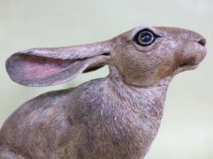 hare head sculpture